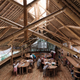 Students in a classroom at the Green School in Bali.